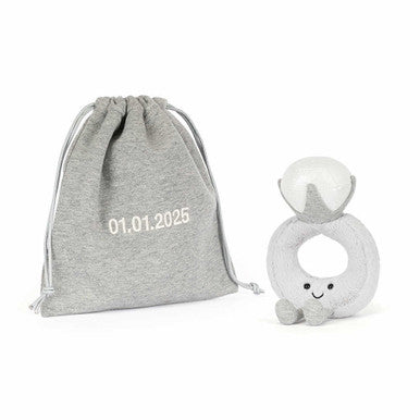 Amuseables Diamond Ring with Personalised Bag