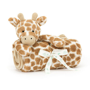 Doudou girafe timide