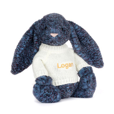 Hopscone Luxe Bunny avec pull crème personnalisé