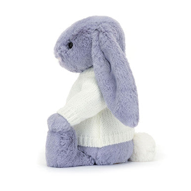 Lapin alto timide avec pull crème personnalisé