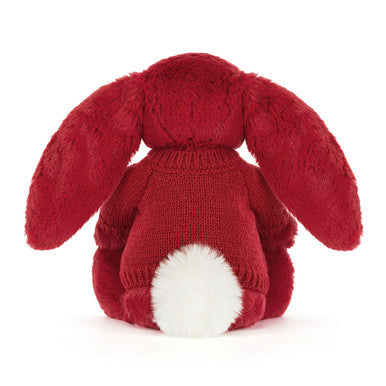 Bashful Luxe Bunny Scarlett avec pull rouge personnalisé