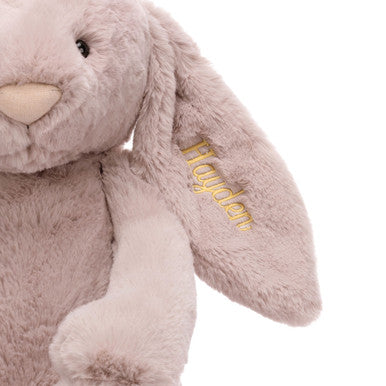 Personnalisé Bashful Luxe Bunny Rosa Énorme