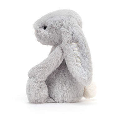 Lapin argenté timide personnalisé Medium