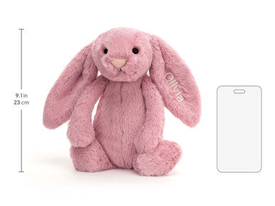 Personalised Bashful Tulip Bunny Medium