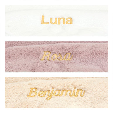 Sucette personnalisée Bashful Luxe Bunny Luna